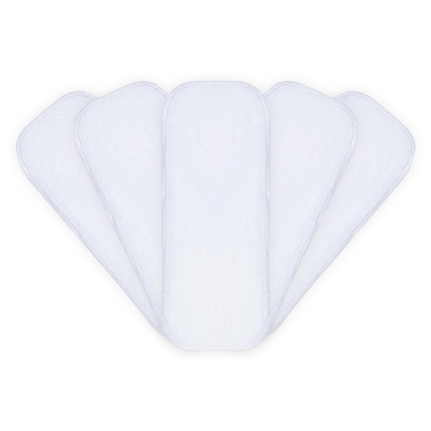 Adult 4 Layer Micro Fiber Wet Free Insert, Reusable Diaper Inserts/Boosters/Soakers/Liners - Pack of 5