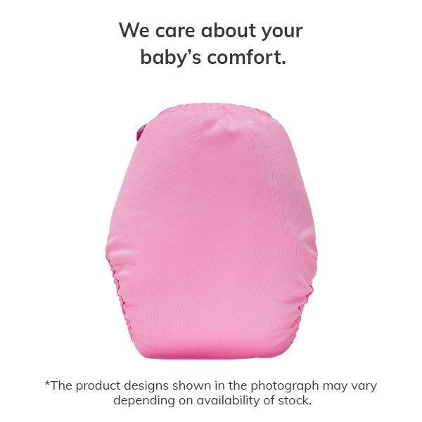 New born Diaper Cover + 1 WetFree Insert - Baby pink
