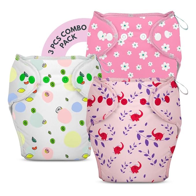 3 Piece Pack of New & Improved Smart Nappy for 10-18 months old (Size LXL)