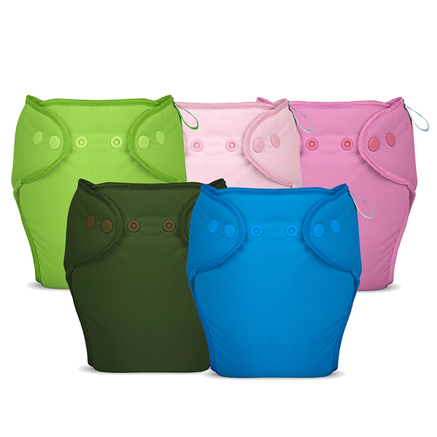 5 Piece Pack of New & Improved Smart Nappy for 10-18 months old (Size LXL)