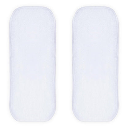 Adult 4 Layer Micro Fiber Wet Free Insert, Reusable Diaper Inserts/Boosters/Soakers/Liners - Pack Of 2