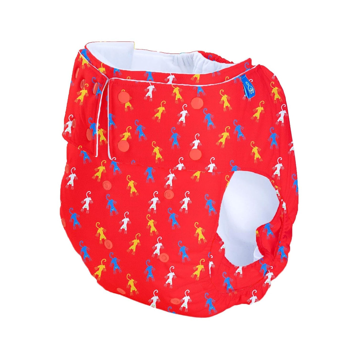 Reusable Cloth Diaper For Adults, Older Men & Women with 1 Wet Free 4 Layer Insert (Catscape)