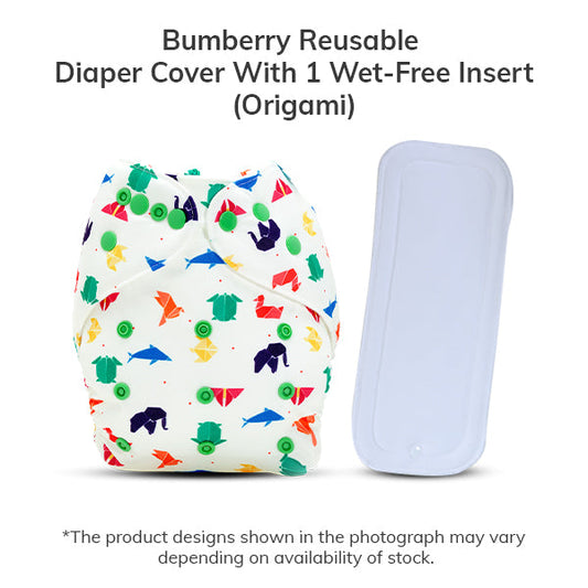 Diaper Cover (Origami) + 1 wet free insert