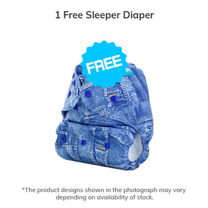 Play & Snooze 2x Insert Diaper Cover, Sleeper Combo