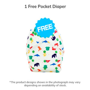No More Mess Diaper Cover, Pocket Diaper Combo