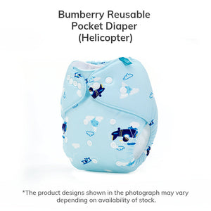 Bumberry Pocket Diaper ( Helicopter)