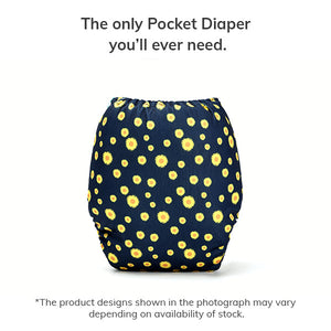 Pocket Diaper Active Baby Sunflower, Retro combo