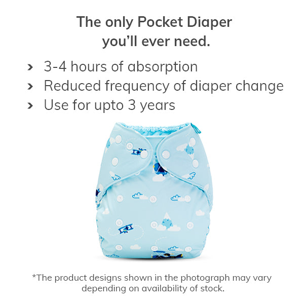 Super Fresh Pocket Diaper Active Baby Combo (6-36 Months)