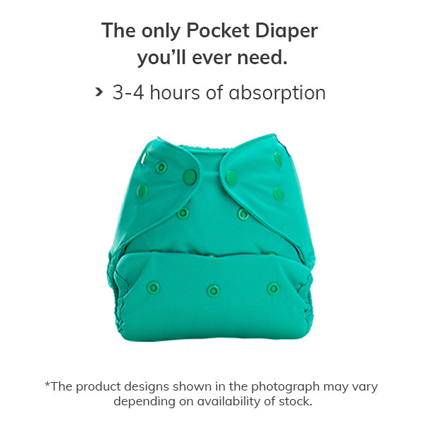 Ready To Explore Pocket Diaper, Diaper Cover Combo