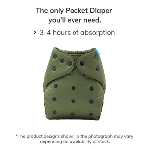 24x7 Cozy Pocket Diaper, Sleeper Combo