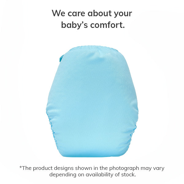 New born Diaper Cover + 1 WetFree Insert - Baby blue