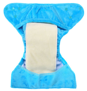 Bumberry Newborn SuperSoft Diaper Cover (Blue)