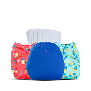 Diaper Cover Daily Use Multicolored Combo