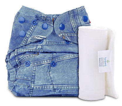 Diaper Cover (Jeans) + 1 WetfreeInsert