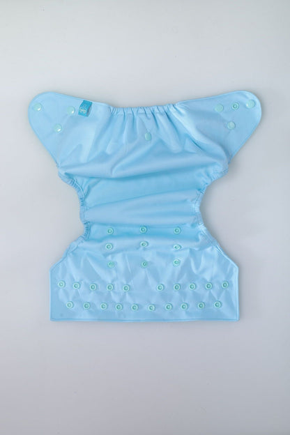 Diaper Cover (Baby Blue) + 1 Wet free Insert