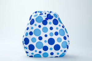 Bumberry Diaper Cover (Blue Dots) + 1 Wetfree Insert