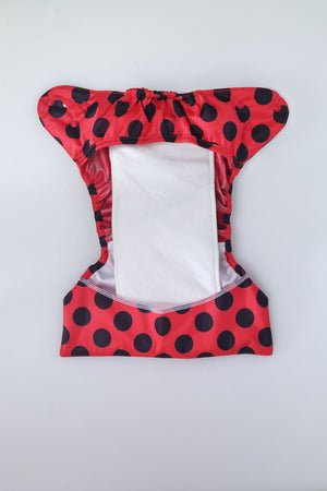 Bumberry Diaper Cover (Ladybug) + 1 Wet free Insert