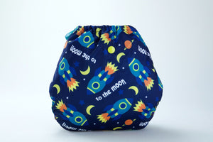Bumberry Diaper Cover (Moons) + 1 Wetfree Insert
