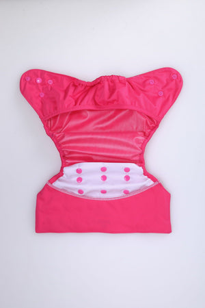 Bumberry Diaper Cover (Rose Pink) + 1 Wet free Insert