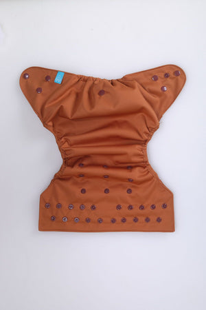 Bumberry Diaper Cover (Chocolate) + 1 Wet free Insert
