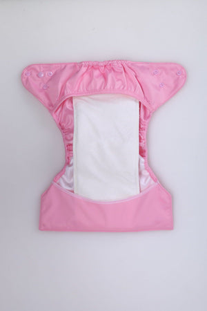 Bumberry Diaper Cover (Pink) + 1 Wet free Insert