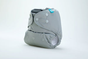 Bumberry Diaper Cover (Grey) + 1 Wet free Insert