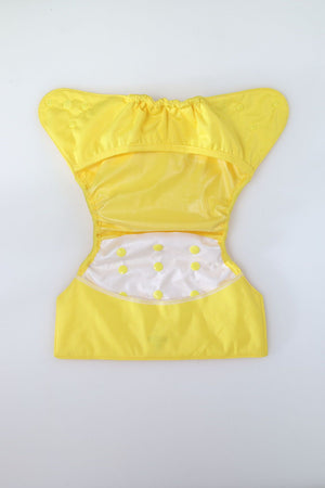 Bumberry Diaper Cover (Highlight Yellow) + 1 Wet free Insert