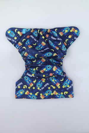 Bumberry Diaper Cover (Moons) + 1 Wetfree Insert