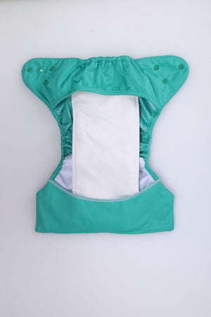 Bumberry Diaper Cover (Blue Green) + 1 Wet free Insert