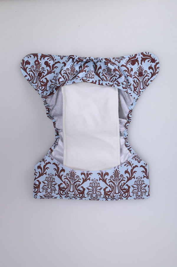 Bumberry Diaper Cover (Blue brown Royal) + 1 Wet free Insert