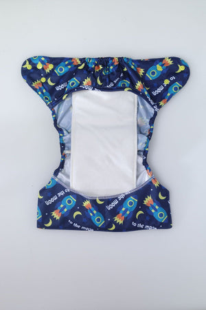 Bumberry Diaper Cover (Moons) + 1 Wetfree Insert